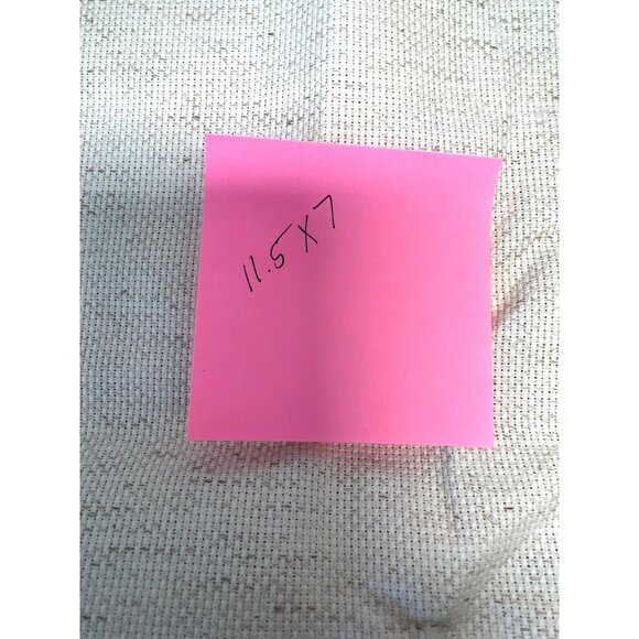 Fiddlers Cloth Fabric Rectangle 11.5" X 7" Neutral Color Cross Stitch 14 Count - Picture 2 of 2